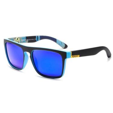 Imagem de Óculos de Sol Kdeam Polarizado Proteção UV400 Esportivo, Azul detalhe 