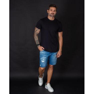 Imagem de Bermuda Jeans Modelo 03 - Toppen Jeans, 42