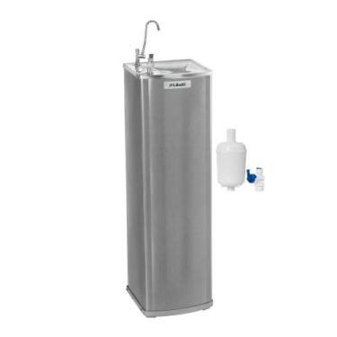 Imagem de Bebedouro Purificador Pressão Industrial Refrigerado Aço Inox com Filt