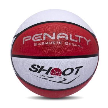Imagem de Bola Basquete Shoot X Penalty, Vermelho, Branco