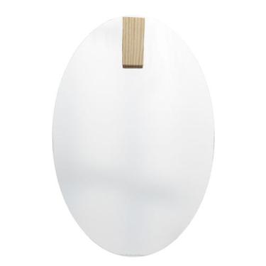 Imagem de Espelho Decorativo Aplique Pinus Retangular 60X40 Cm Oval - e2g Design