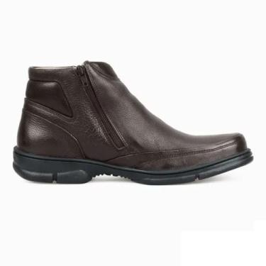 Imagem de Bota Masculina Social Anatomic Gel Marrom, Floater brow, 40