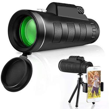 Imagem de binóculos telescópio monóculo  monocular suporte celular - 40X60 Lunet