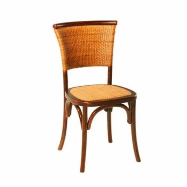 Imagem de Cadeira Paris Rattan Madeira Maciça Primeira Linha - LUXdécor