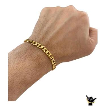 Imagem de Pulseira Pitbull 6mm - Banhado a ouro 18k - ToJoia18k