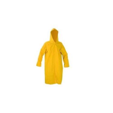 Imagem de Capa de chuva com capuz amarelo  worker, CAPA DE CHUVA C/CAPUZ GG