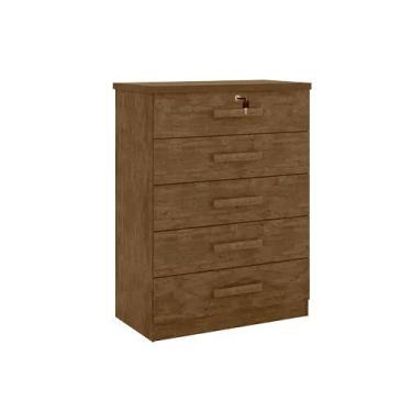 Imagem de Cômoda 5 Gavetas Ypê Copacabana - D'DORO