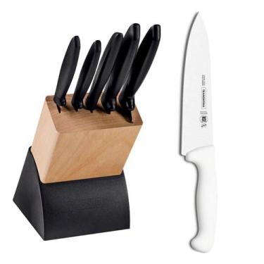 Imagem de KIT - Faqueiro Plenus 6 Peças + 1 Faca de Carne Profissional 10 Pol - 