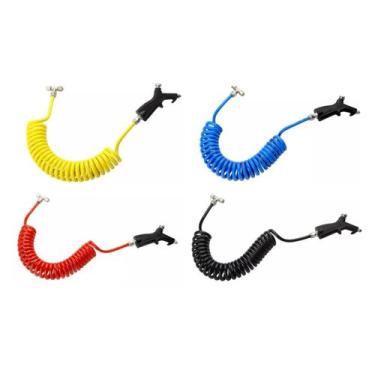 Imagem de 5 Pistola De Ar Botão Mangueira Cabine Caminhão Cores - TOP-AR, Azul