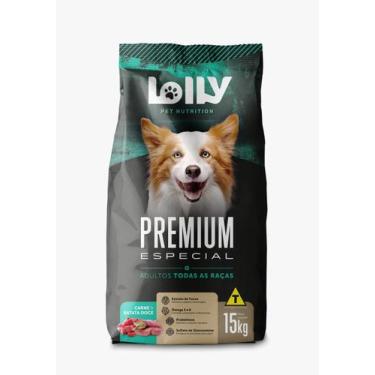 Imagem de Ração lolly premium especial carne batata doce 15kg