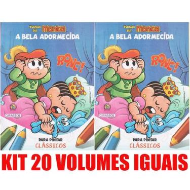 Imagem de A Bela Adormecida Livro Para Pintar Kit 20 Vols Lembrancinha - Girasso