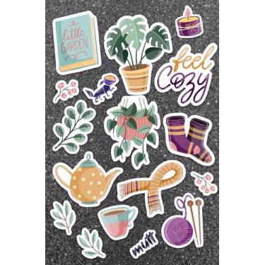 Imagem de Cartela Adesiva Little Garden Planner Decoração Papelaria Preço - Mutt