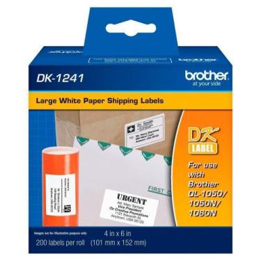 Imagem de Etiqueta Brother DK-1241 Pre-Cortada 102x152mm 