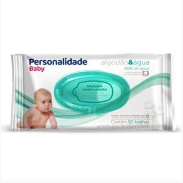Imagem de Toalhas Umedecidas Personalidade Algodão e Água C/50