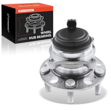 Imagem de A-Premium Rolamento de roda dianteira e conjunto de cubo com ABS e 5 terminais compatíveis com Kia K900 2015 2016 2017, somente Sedan