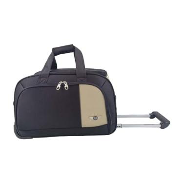 Imagem de Santino Bolsa de Viagem com Rodinhas - Puxador Retrátil, Amplo Espaço, Alças Reforçadas | Leve, Versátil e Ideal para Bordo ou Curta Duração (Preto)