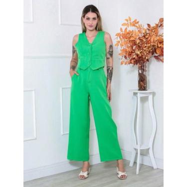 Imagem de A-Lows suellen moda Feminina Conjunto De Alfaiataria Feminino Colete +