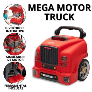 Imagem de Motor De Brinquedo Para Montar Brinquedos De Menino Caminhão Master Fe