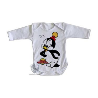 Imagem de body nenê criança roupa bebê manga longa Pica Pau Chilly willy - Empór