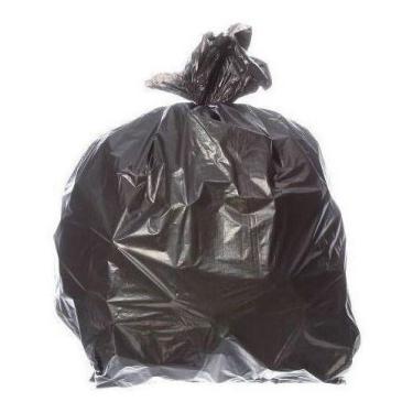 Imagem de Saco Para Lixo Com Capacidade De 40 Litros Preto Com 100 Uni - HIGIPAC