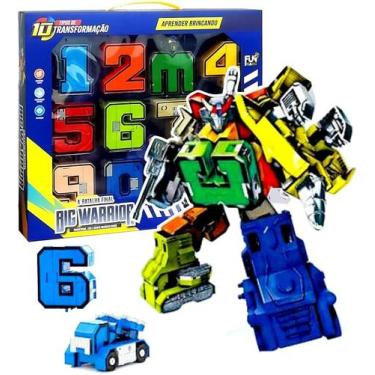 Imagem de Brinquedo Super Transformers - Aprendendo Números Brincando Numeros em