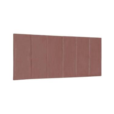 Imagem de Cabeceira Painel Clean de Cama Box Casal 138 cm Inspire House Suede Ve