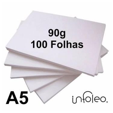 Imagem de Papel Offset A5 90g Branco - 100 Folhas - Chambril