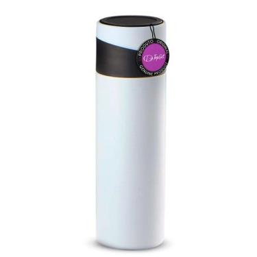 Imagem de Garrafa Térmica Inox 400 ml com Apoio para Celular Start TopGet, Branc