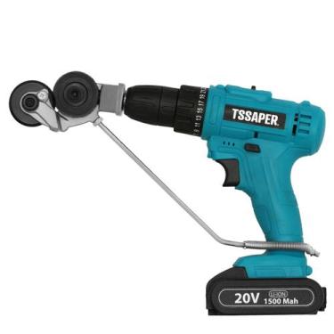 Imagem de Adaptador Cortador de Chapas e Calhas De Ferro Alumínio para Furadeira