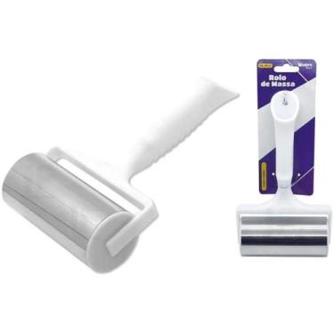 Imagem de Rolo Massa Inox Mini Ideal Para Pizzas, Pães, Massas E Doces - Western