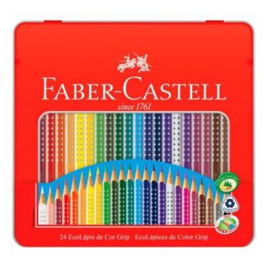Imagem de Lápis de Cor Triangular EcoLápis Colour Grip 24 Cores - Faber-Castell 