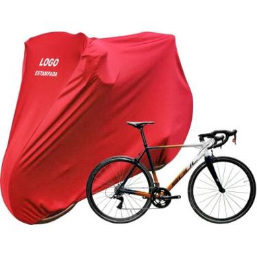 Imagem de Capa De Tecido Bike Speed Soul Cycles 3R1 Corvo Branco Apex - Mz, Verm