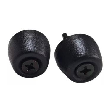 Imagem de 2Pcs Ponta de Guidão Pesos P/ Moto Modelo CB300 Twister Preto Reforçad