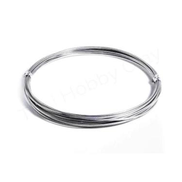 Imagem de 2 Linhas de Aço Inox polido brilhante Duro 0,25 mm com 10 Mt - RVP