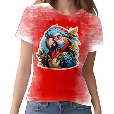 Imagem de Camiseta Camisa Tshirt Sticker Arara Colorida Ave Natureza 4 - Enjoy S