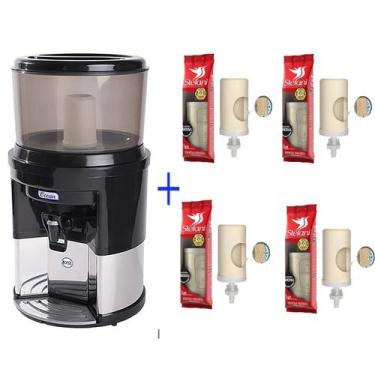 Imagem de Filtro De Água Alcalina Tripla Ação + 4 Vela Tradicional Stéfani São J