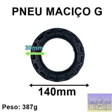 Imagem de Brinquedo Pet Pneu e Bola Maciça Alta Resistência PitBul Rottweiler - 