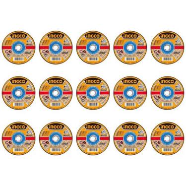 Imagem de Kit 15 unid. disco para corte de metal 115 x 1.0mm - ingco