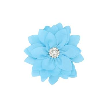 Imagem de Broche de flor elegante para mulheres meninas broche de lótus de cristal alfinetes de lapela vermelho/branco/rosa/preto/rosa choque/broche violeta festa de casamento dança banquete vestido terno