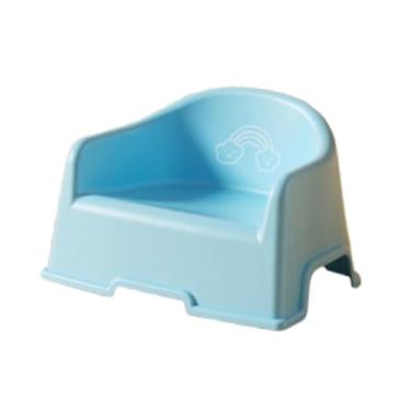 Imagem de Bothyi Banco pequeno de banho para crianças, multifuncional, estável, resistente, assento para sala de estar, apartamento, quarto, cabeceira, Azul