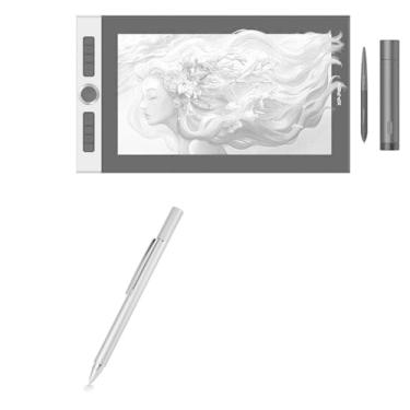 Imagem de BoxWave Caneta Stylus compatível com XP-Pen Innovator 16 - Caneta Stylus capacitiva FineTouch, caneta Stylus super precisa - prata metálica