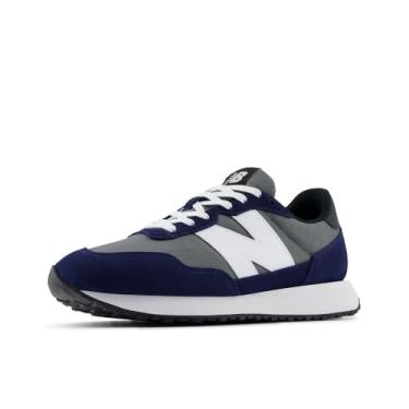 Imagem de New Balance Tênis masculino 237 V1, Castlerock/branco, 47