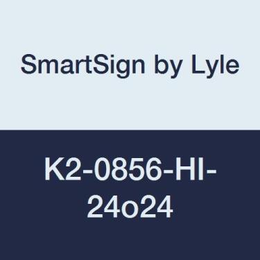 Imagem de SmartSign Placa "Stop - Do Not Block" | Alumínio refletivo de alta intensidade 3M de 61 cm x 61 cm