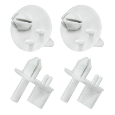 Imagem de Pacote com 4 241993101 capa de prateleira para geladeira compatível com Frigidaire Electrolux Replace 1513081 240350802 AH2358879 AP4393090 EA2358879