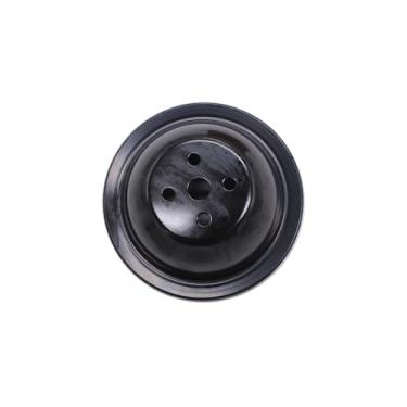 Imagem de 1 peça Polia de bomba de água curta SHLPDFM preta BBC SWP Double 2 Groove serve para bomba de água grande Chevy Short 396 427 454 1965-1969
