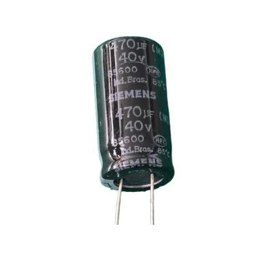 Imagem de 10x Capacitor Eletrolitico 470uf/40v 85º 18x36mm Siemens