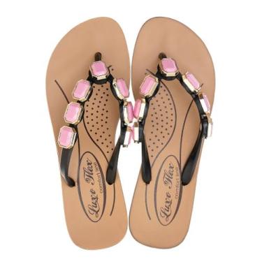 Imagem de Chinelo Feminino Anatomico Confortavel Ortopédico Terapia dos Pés, Ros