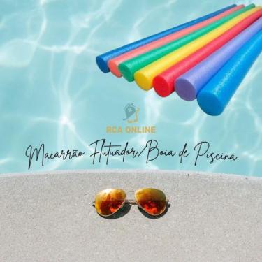 Imagem de Boia Espaguete Flutuador Macarrão Tarugo P/ Piscina Sem Furo - 10 unid