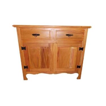 Imagem de Balcão Arcais Buffet 1m 2 Portas 2 Gavetas Madeira Demolição Natural -