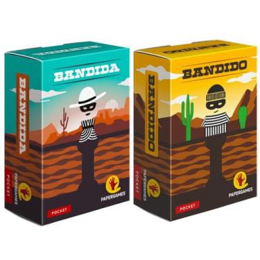 Imagem de Jogo Cartas Bandido E Bandida Tabuleiro Baralho Estratégico Divertido 